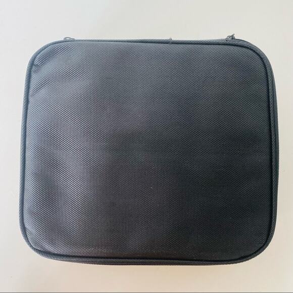 SEPHORA Black Square Zipper Removable Jewelry Makeup Carrying Case Travel Bag - Picture 3 of 9